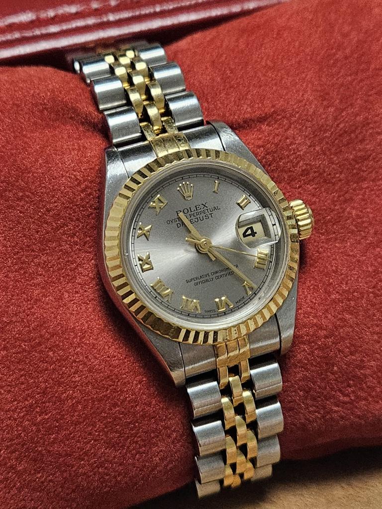Rolex Lady-Datejust 26mm 1995 Slate Roman Dial Very good condition