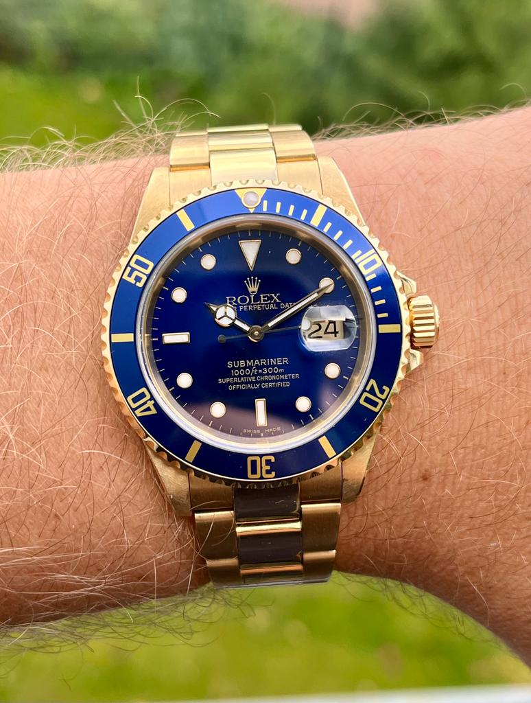 Rolex Submariner Date 18k 40mm 2001 FULLSET Serviced 2022