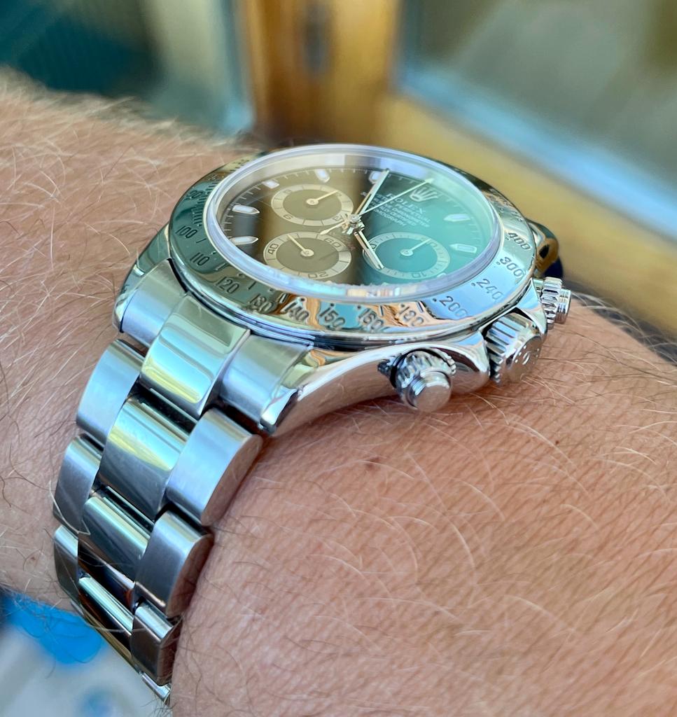 Rolex Daytona Black 2003 FULLSET Rolex Serviced 2019 – Chrono Finland