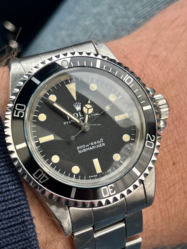 Rolex Submariner (No Date) 40mm 5513 Meters First 1970 All orginal