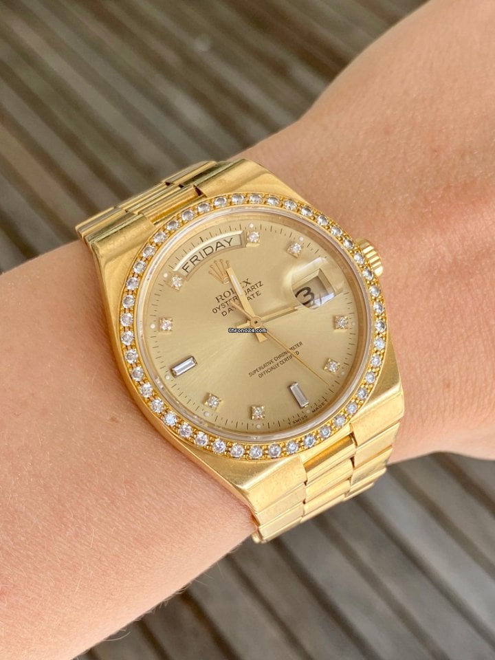 Rolex Day-Date Oysterquartz 36mm 19048 Factory set FULLSET