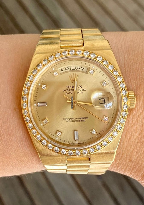 Rolex Day-Date Oysterquartz 36mm 19048 Factory set FULLSET