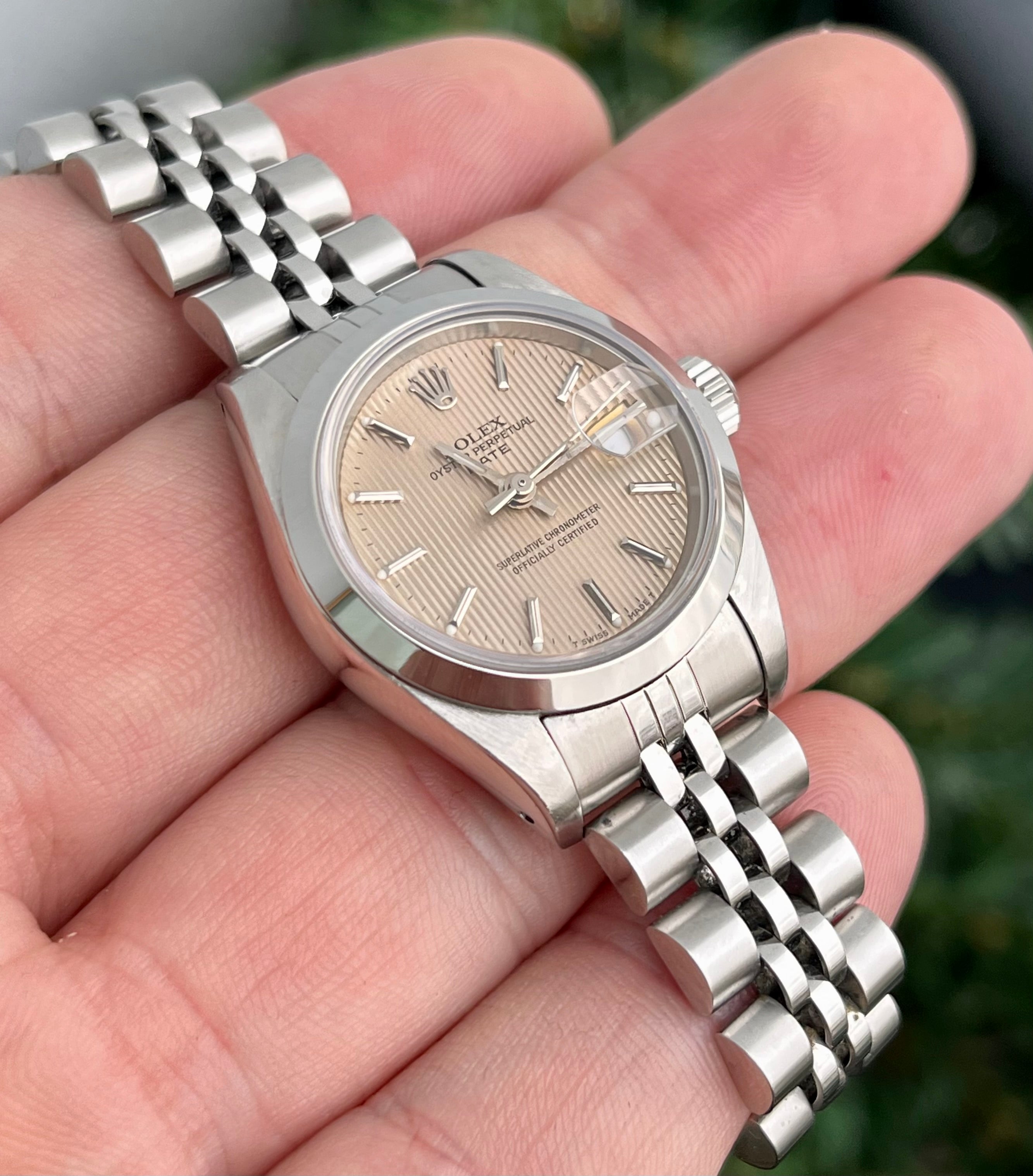 Rolex Oyster Perpetual Lady Date Lady Datejust 26mm Salmon